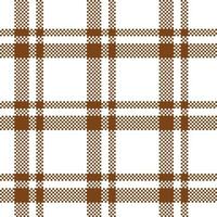 plaids patroon naadloos. Schots plaid, traditioneel Schots geweven kleding stof. houthakker overhemd flanel textiel. patroon tegel swatch inbegrepen. vector
