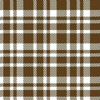 plaid patronen naadloos. Schotse ruit naadloos patroon traditioneel Schots geweven kleding stof. houthakker overhemd flanel textiel. patroon tegel swatch inbegrepen. vector