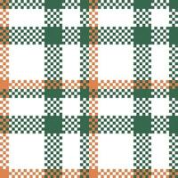 Schotse ruit plaid patroon naadloos. Schots Schotse ruit naadloos patroon. voor overhemd afdrukken, kleding, jurken, tafelkleden, dekens, beddengoed, papier, dekbed, stof en andere textiel producten. vector