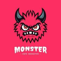 schattig kawaii monster illustratie vector