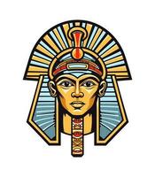Egyptische gouden farao vector klem kunst illustratie