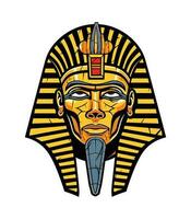 een majestueus Egyptische gouden Farao vector klem kunst illustratie, belichamen macht en royalty, perfect voor oude Egypte geïnspireerd ontwerpen en historisch projecten