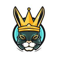een ingewikkeld gedetailleerd konijn mascotte logo vector klem kunst illustratie, presentatie van de konijnen aanbiddelijk Kenmerken en levendig persoonlijkheid, ideaal voor dier themed logos en kinderen producten