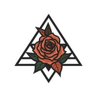 rozen bloem logo klem kunst illustratie vector
