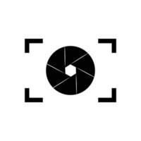 camera lens pictogram vector ontwerp illustratie.