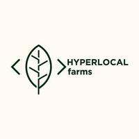 landbouw hyperlokaal boerderij vector logo sjabloon. deze ontwerp gebruik plaats of kaart symbool. geschikt voor natuur of omgeving.