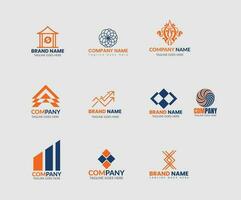 logo bundel ontwerp vector