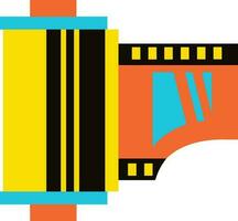 film item 90s illustratie vector