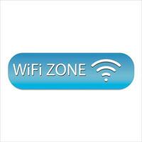 Wifi zone icoon vector illustratie symbool