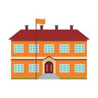 school- gebouw icoon. vector illustratie.