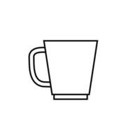 koffie kop icoon vector. thee kop illustratie teken. mokka symbool. thee logo. heet drinken markering. vector