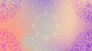 abstract kleurrijk decoratief mandala backround vector