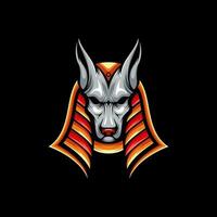 vector Anubis logo ontwerp illustratie