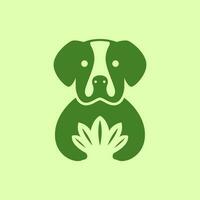 bokser hond ras natuur bladeren natuur huisdieren mascotte gemakkelijk logo vector icoon illustratie