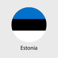 Estland vlag vector pictogrammen reeks van illustraties