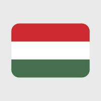 Hongarije vlag vector pictogrammen reeks van illustraties