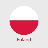 Polen vlag vector pictogrammen reeks van illustraties