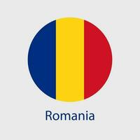 Roemenië vlag vector pictogrammen reeks van illustraties