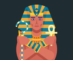 Farao illustratie vector