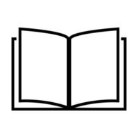 boek schets vlak icoon vector onderwijs symbool klasse van teken illustratie voor grafisch ontwerp, logo, website, sociaal media, mobiel app, ui illustratie