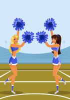 cheerleader vector