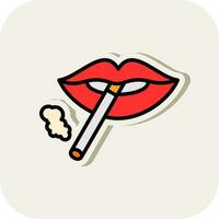 lippen vector icoon ontwerp