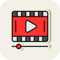 video vector icoon ontwerp