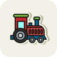 speelgoed- trein vector icoon ontwerp