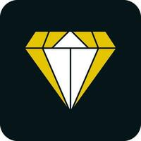 diamant vector icoon ontwerp