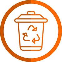 recycle bak vector icoon ontwerp