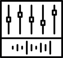 equalizer vector icoon ontwerp