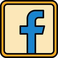 facebook logo vector icoon ontwerp