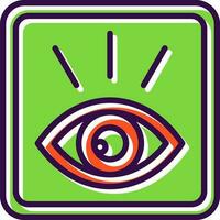 oog Open vector icoon ontwerp
