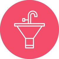 badkamer wastafel vector icoon ontwerp