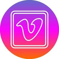 vimeo plein logo vector icoon ontwerp