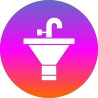 badkamer wastafel vector icoon ontwerp