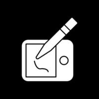 tekening tablet vector icoon ontwerp