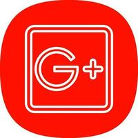 google plus vector icoon ontwerp