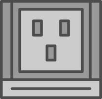stopcontact vector icoon ontwerp
