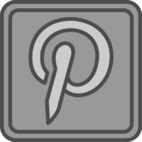 pinterest logo vector icoon ontwerp