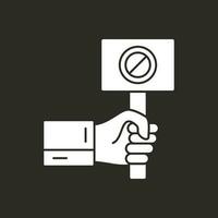 protest vector icoon ontwerp