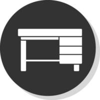 kantoor tafel vector icoon ontwerp
