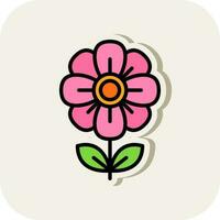 bloem vector pictogram ontwerp