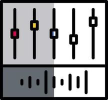 equalizer vector icoon ontwerp