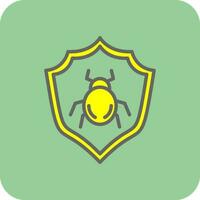 antivirus vector icoon ontwerp