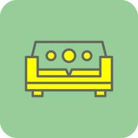 sofa vector icoon ontwerp