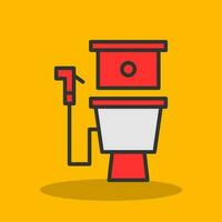 toilet vector icoon ontwerp