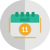 lang maart vector icoon ontwerp