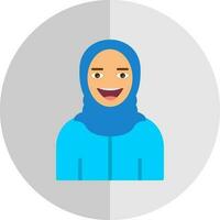 Arabisch vrouw vector icoon ontwerp