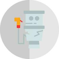 schade toilet vector icoon ontwerp